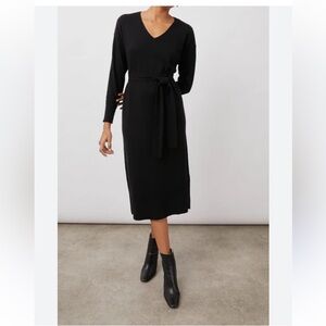 Rails Margot Black Sweater Dress